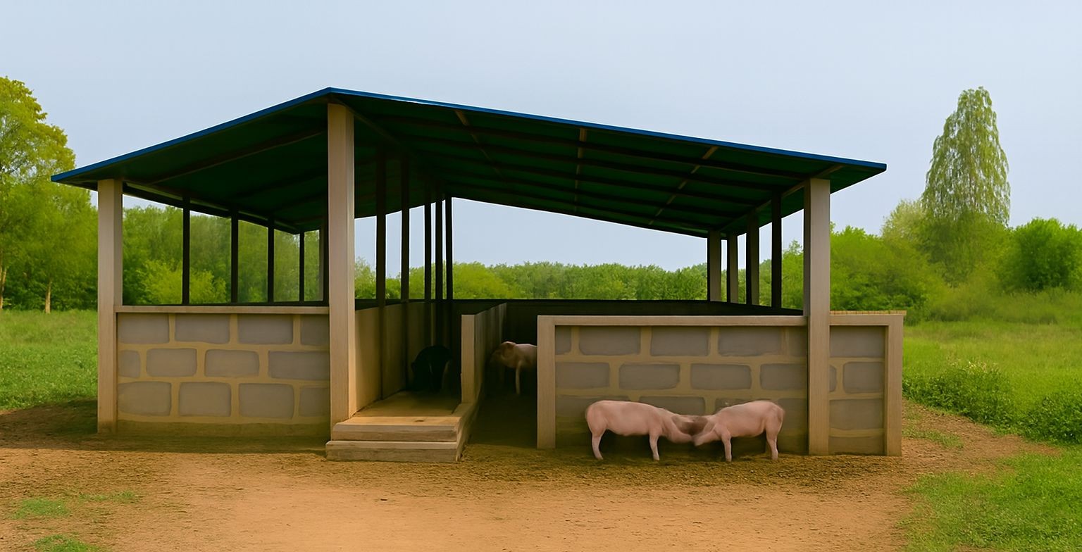 Conception de bâtiment d'élevage